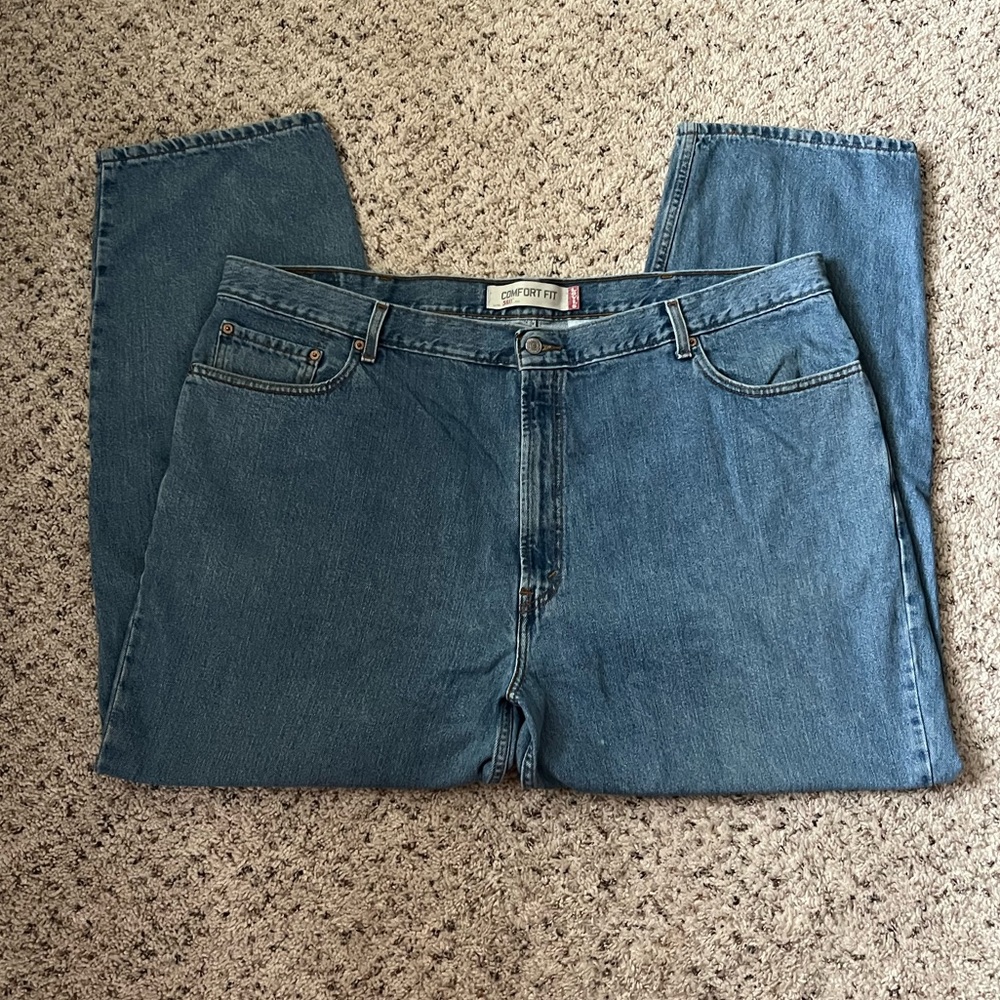 Levi’s Big & Tall Jeans | Waist 46 x Length 30 | 100% Cotton | Relaxed Fit - Picture 10 of 13